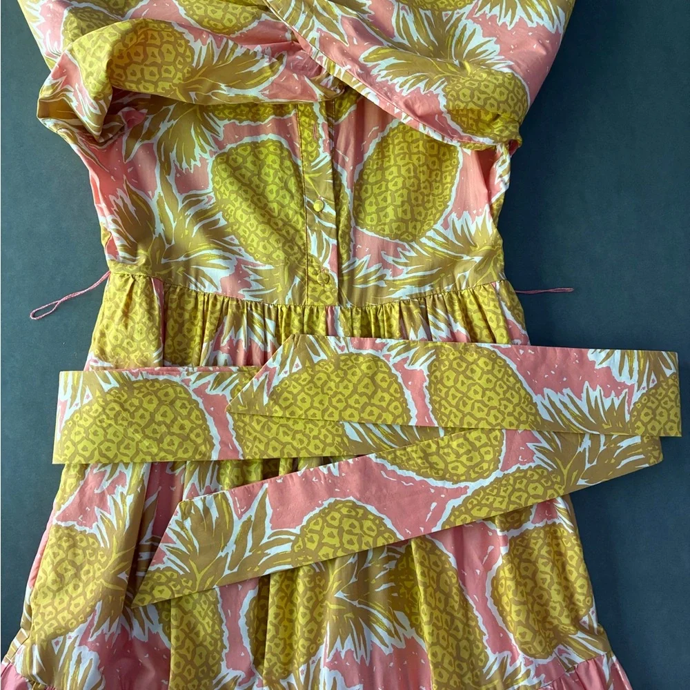 Boden Pinapple Print Maxi Dress - Picture 6 of 11